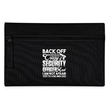Security Officer I Have Crazy Security Officer - Pencil Case - black - Front