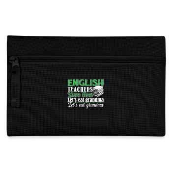 English Teacher English Teachers Save Lives - Pencil Case - black - Front