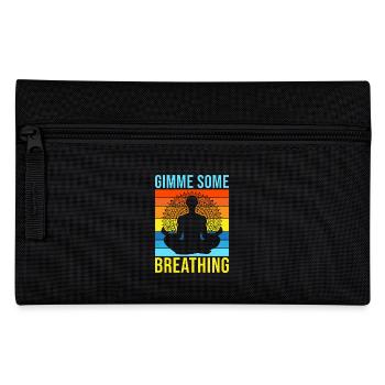 Yoga Gimme Some Breathing Funny Yoga - Federtasche - Schwarz - Vorne
