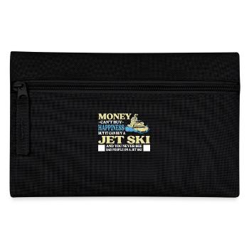 Money can't buy happiness but a jet ski - Pencil Case - black - Front
