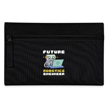 Future Robotics Engineer Robot Laptop - Pencil Case - black - Front