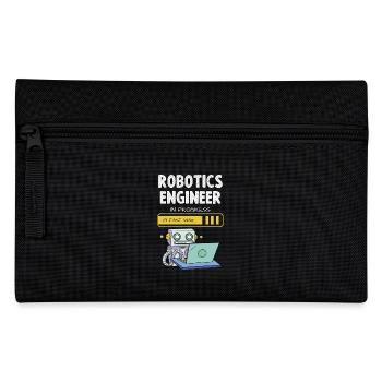 Robotics Engineer In Progress Bitte Warten - Federtasche - Schwarz - Vorne