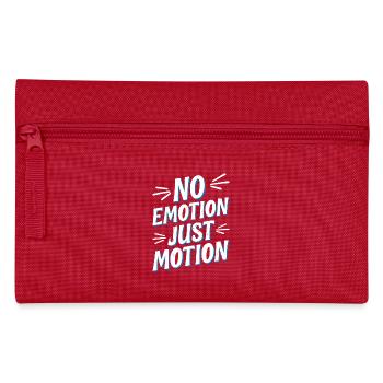 No Emotion Just Motion 5 - Federtasche - Rot - Vorne