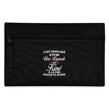 A legend and physiotherapist - Pencil Case - black - Front