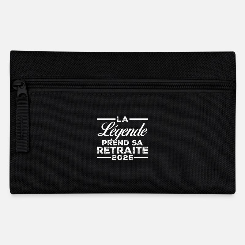 The Legend geht 2025 Geschenk in den Ruhestand - Federtasche - Schwarz