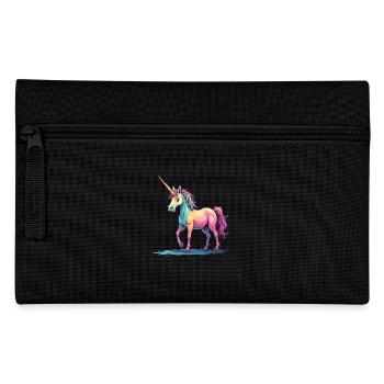 Mignon Licorne Idée Cadeau Magique Licorne Fans - Trousse - noir - Devant