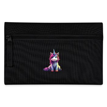 Mignon Licorne Idée Cadeau Magique Licorne Fans - Trousse - noir - Devant