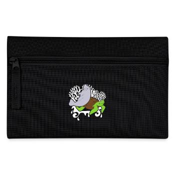 Sea Turtle And Manatee - Pencil Case - black - Front