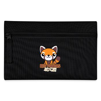 Red Pandas Rule - Pencil Case - black - Front