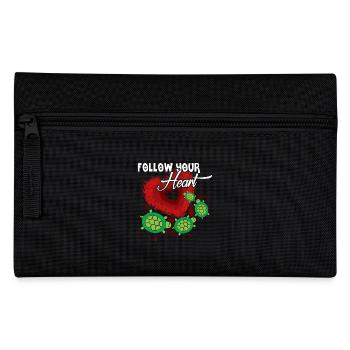 Sea Turtle Follow Your Heart - Pencil Case - black - Front