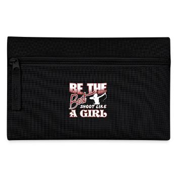 Archery Be The Best Shoot Like A Girl - Pencil Case - black - Front