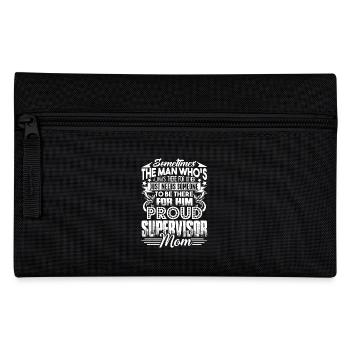 Supervisor Proud Supervisor Mom - Pencil Case - black - Front