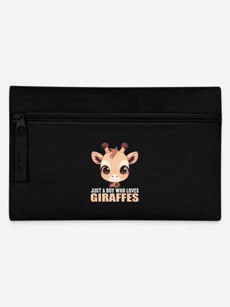 Giraffes Giraffe - Pencil Case - black