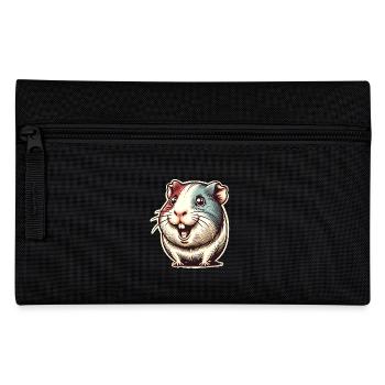 Meerschweinchen - Federtasche - Schwarz - Vorne