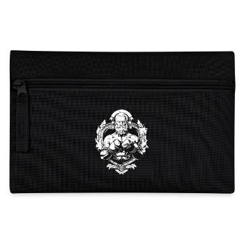 Kämpfer Boxer Kampfsport MMA - Federtasche - Schwarz - Vorne