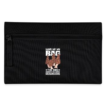 Hand Me My Bag Mushroom Picker King - Pencil Case - black - Front
