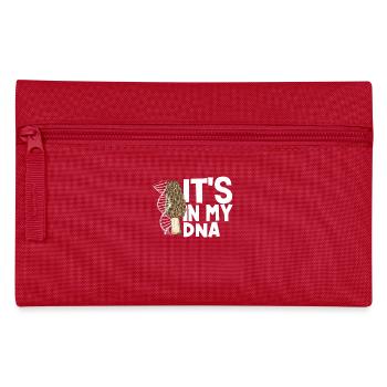 Pilzsammler In Meiner DNA - Federtasche - Rot - Vorne