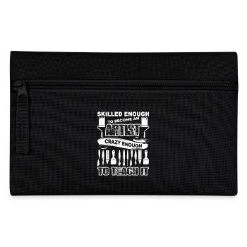 Skilled Enough To Become An Art Teacher - Pencil Case - black - Front
