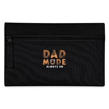 Dad Fashion Always On Funny Dad Saying Fathers - Pencil Case - black - Front