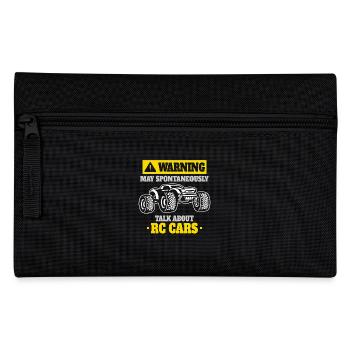 Attention could spontaneously talk about RC cars - Pencil Case - black - Front