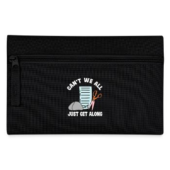 We can't all just get along well - Pencil Case - black - Front