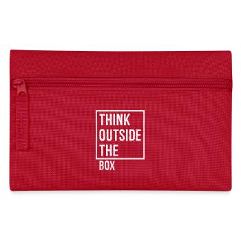 think outside the box - Pencil Case - red - Front