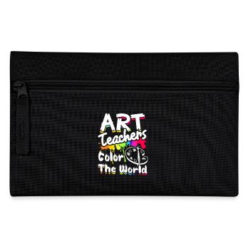 Art Teachers Color The World - Pencil Case - black - Front