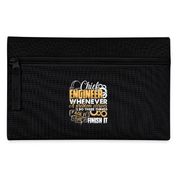 Chief Engineer Solves Problem - Pencil Case - black - Front