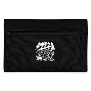 Beekeeper Can't Fix Stupid - Pencil Case - black - Front