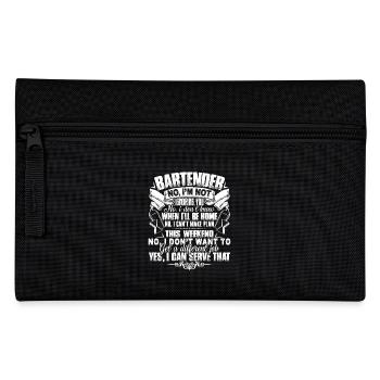 Bartender I am Not Ignoring You - Pencil Case - black - Front