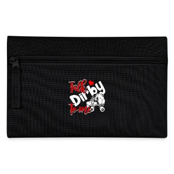 Roller Derby Talk Dirby To Me - Pencil Case - black - Front