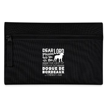 Be The Kind Of Person My Dogue De Bordeaux Think - Pencil Case - black - Front