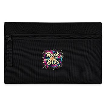 Rock Les années 80 Fête Fête Look rétro des années 80 - Trousse - noir - Devant