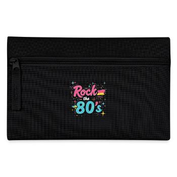 Rock Les années 80 Fête Fête Look rétro des années 80 - Trousse - noir - Devant