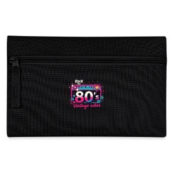 Rock The 80's 80s Party Retro Look 80s - Pencil Case - black - Front