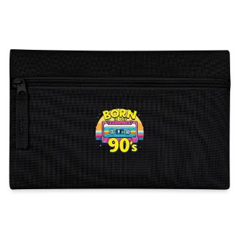 Né dans les années 90 Cassette Look rétro Fans des années 90 - Trousse - noir - Devant