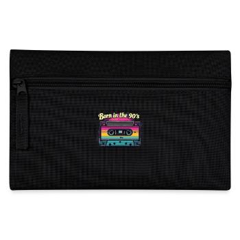 Born in the 90's Kassette Retro Look 90er Fans - Federtasche - Schwarz - Vorne