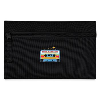 Né dans les années 90 Cassette Look rétro Fans des années 90 - Trousse - noir - Devant