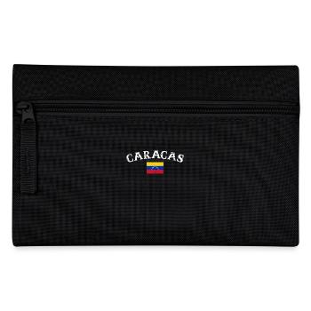Caracas Venezuela Vintage Drapeau vénézuélien - Trousse - noir - Devant