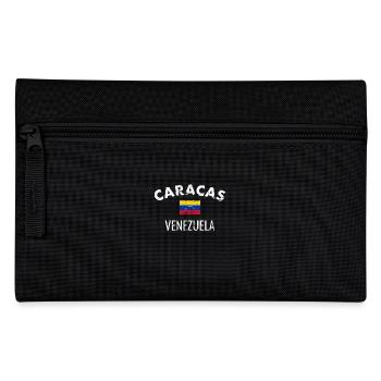 Caracas Venezuela Vintage Drapeau vénézuélien - Trousse - noir - Devant