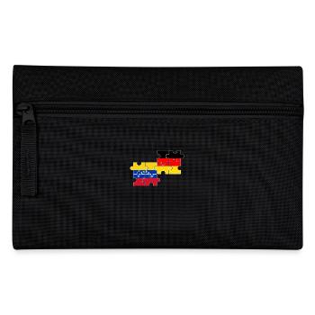 Venezuela Deutschland Flagge Deutsch Venezolaner - Federtasche - Schwarz - Vorne