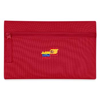 Venezuela Spain Flag Spaniards Venezuelans - Pencil Case - red - Front