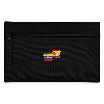Venezuela Espagne Vintage Drapeau Espagnol - Trousse - noir - Devant