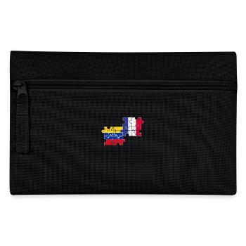 Venezuela France Flag French Venezuelans - Pencil Case - black - Front