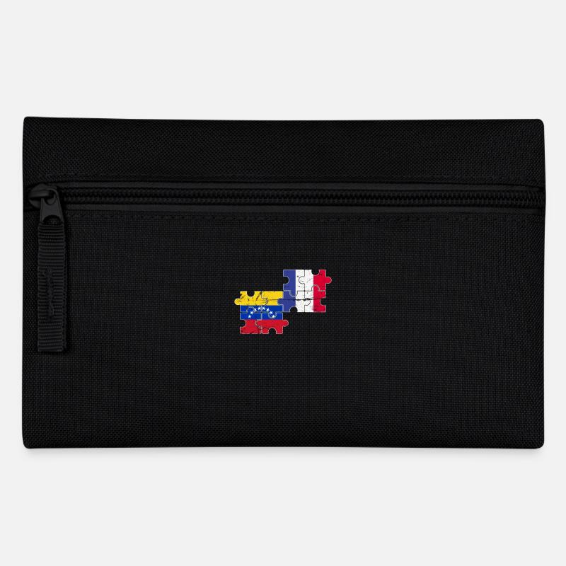 Venezuela France Drapeau Français Vénézuéliens - Trousse - noir