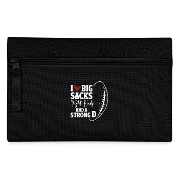 I love big sacks tight ends and a strong D - Pencil Case - black - Front