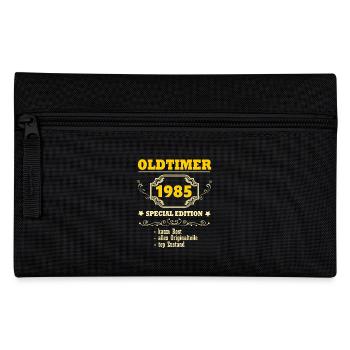 Vintage 1985 Vintage 40th Birthday Gift - Pencil Case - black - Front
