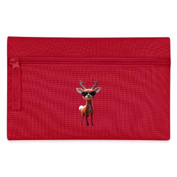 Deer, Antlers, Hunting, Deer, Reindeer, Red Deer, Hunter - Pencil Case - red - Front