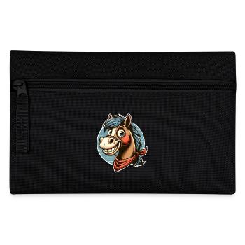 Horse - Pencil Case - black - Front