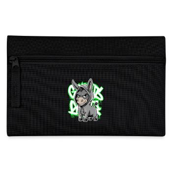 Esel Urban Animal Style Tierliebhaber - Federtasche - Schwarz - Vorne